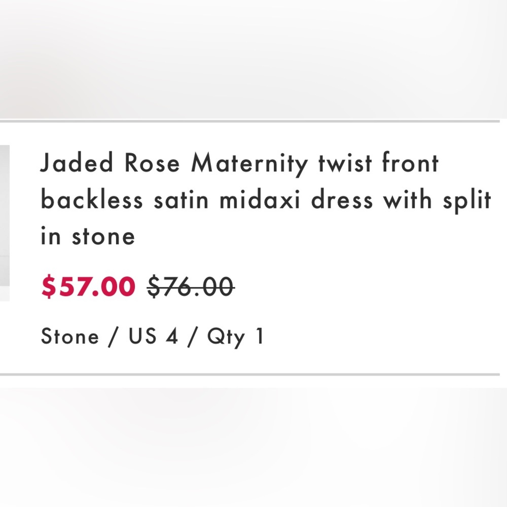 Maternity dress NWT - Picture 6 of 6